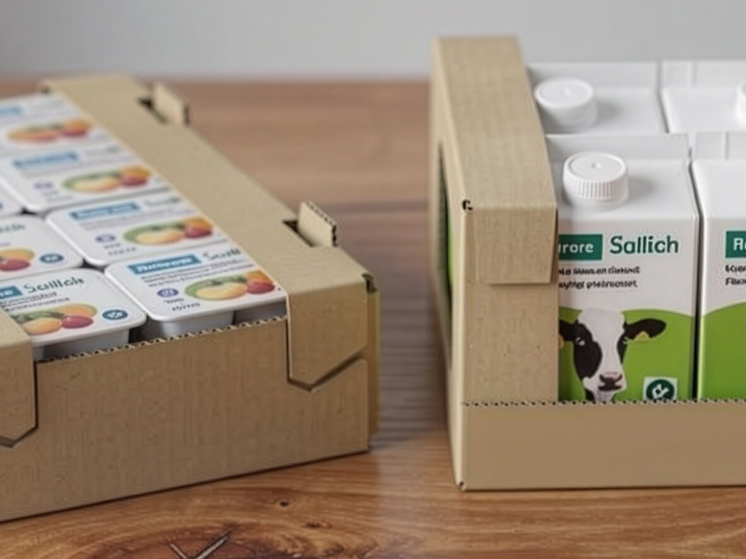 Packaging machines for dairy products
